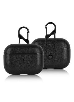 Applicable To Apple Wireless Bluetooth Headset Protective Cover Airpods2/3/4/pro2 Skin Conjoined Protection-Color:Black-Model:Airpods Pro (carton Packaging)