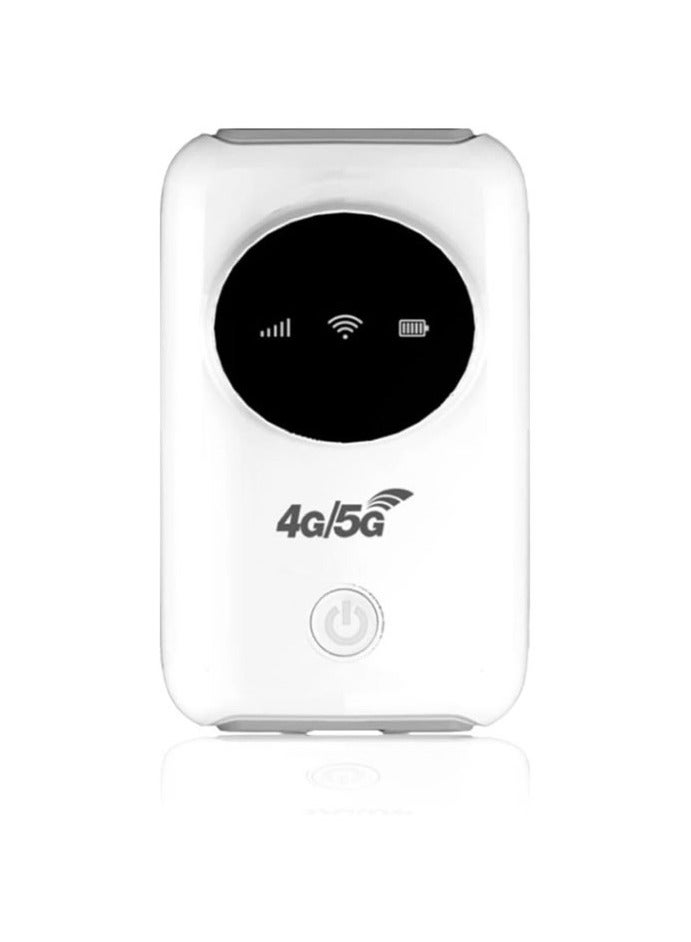 عام جهاز راوتر واي فاي محمول يدعم تقنيات 4G LTE و 5G، نقطة اتصال واي فاي عالي السرعة، يمكنه الاتصال بـ 10 أجهزة كحد أقصى، مزود بفتحة بطاقة SIM وبطارية سعة 3200 مللي أمبير، جهاز واي فاي محمول متنقل للاستخدام أثناء السفر. يوفر سرعة تصل إلى 300 ميجابت في الثانية. - Image 1