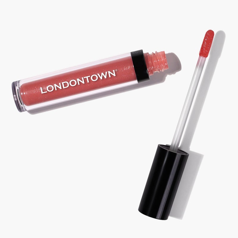 LONDONTOWN Dainty, Sun Kissed Coral, Plush Shine Lip Gloss Tube, Deep Hydrating High Shine Sheer Tint Non-Sticky Conditioning Balm - Image 4