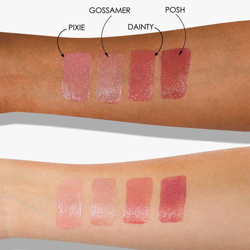 LONDONTOWN Dainty, Sun Kissed Coral, Plush Shine Lip Gloss Tube, Deep Hydrating High Shine Sheer Tint Non-Sticky Conditioning Balm - Image 5