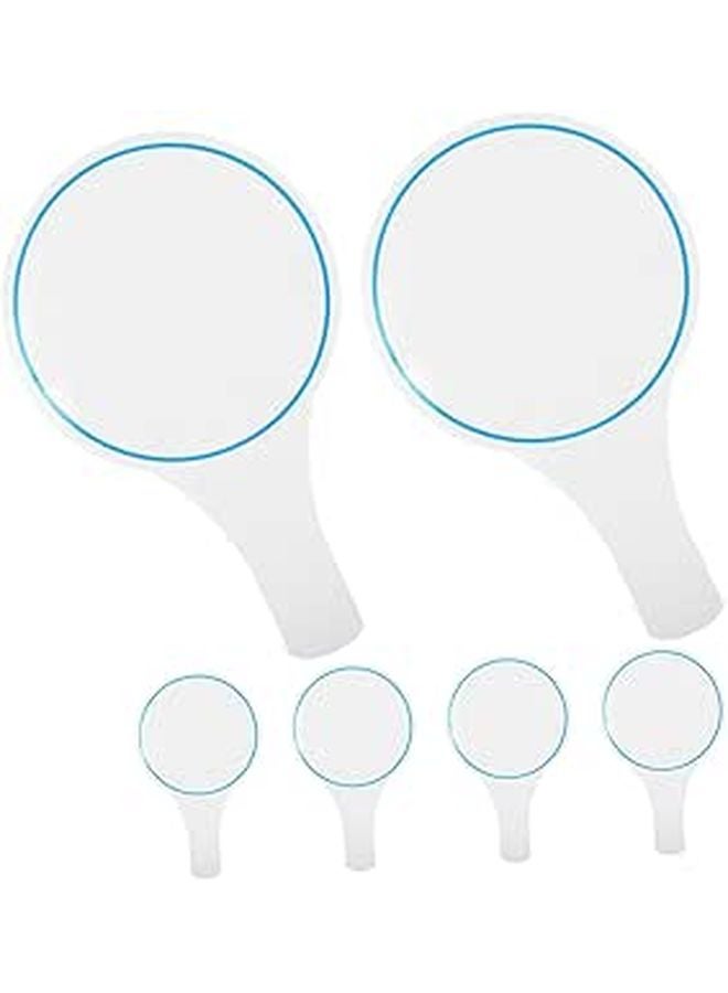 Portable Dry Erase Scoreboard with Handle for Voting Games and Classroom Events 6 Pack - Image 1