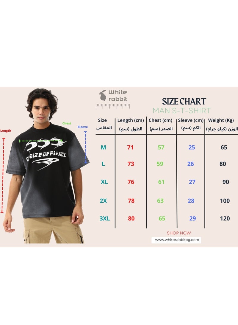 وايت رابيت Round Neck Comfy T-Shirt - Image 5