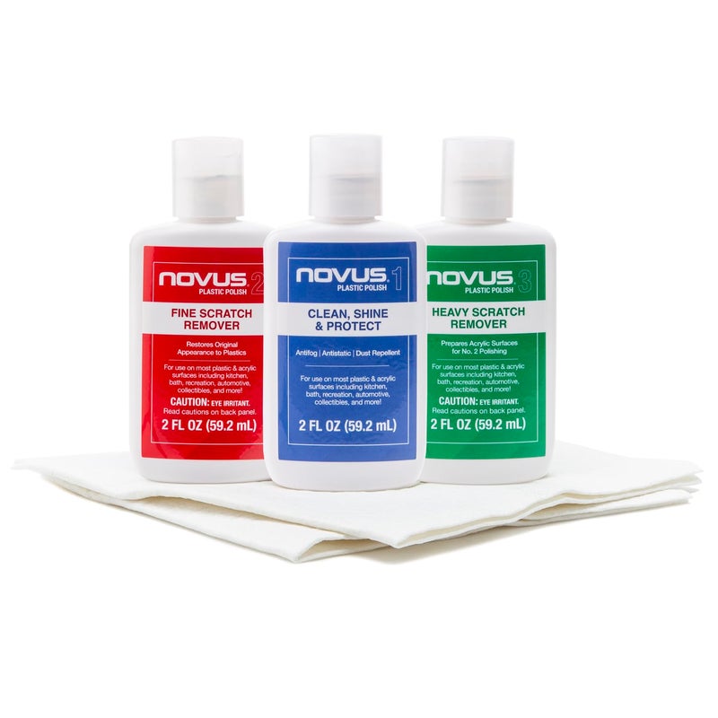 Novus 7136 Plastic Polish Kit 2 oz