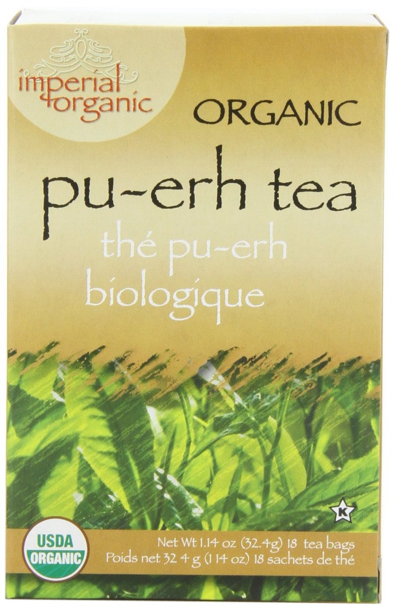 Uncle Lee's Tea Imperial Organic Tea, Pu-Erh, 18 Tea Bags (Pack of 4) - Image 1