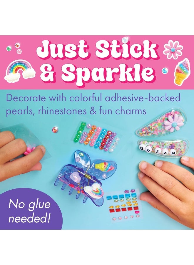 Creativity for Kids Chic Boutique Hair Clips: Create 6 DIY Hair Clips, Crafts and Birthday Gifts for Girls, Girls Toys for Ages 6-8+ and Easter Basket Stuffers for Girls - Image 4