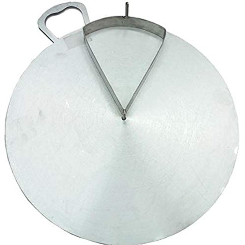 طاوة المنيوم للخبز العربي والتورتيلا والكريب والرقاق 14 بوصة [D14] - Image 5