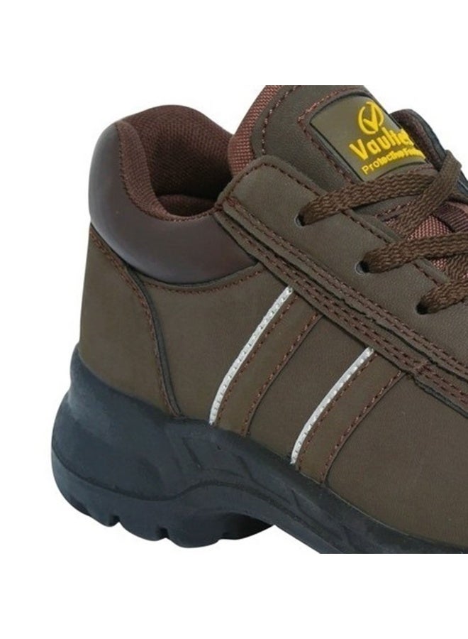Vaultex MLR Low Ankle Safety Shoes, Brown, 43 - Image 2