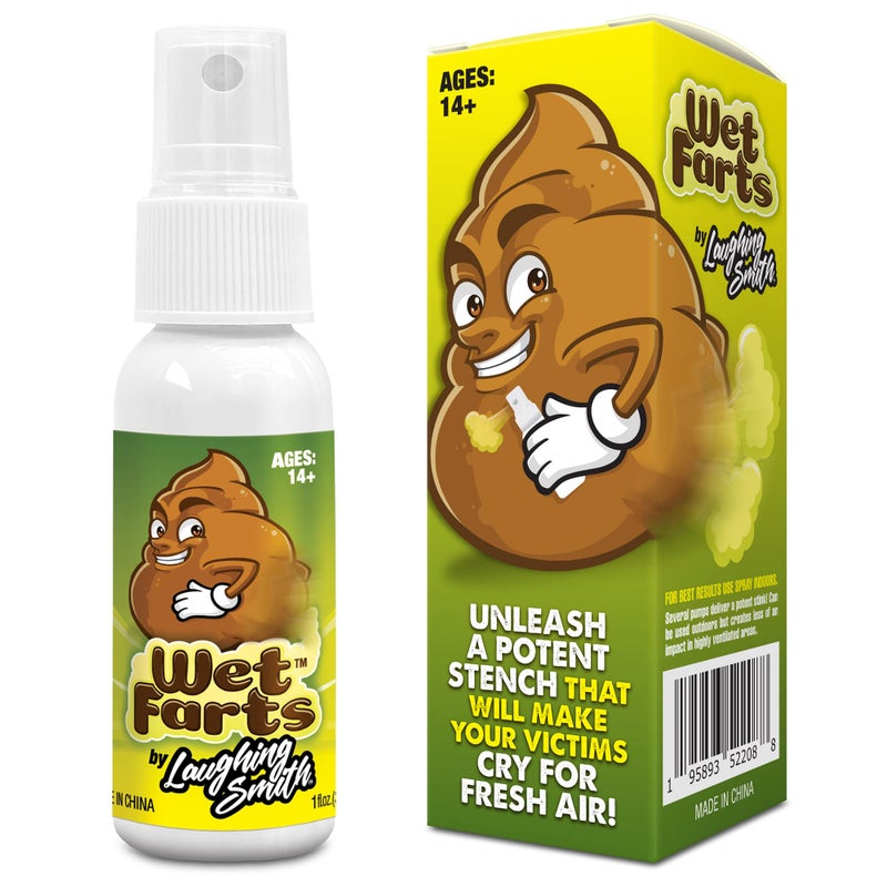 Laughing Smith Wet Farts Potent Stink Spray Extra Strong Stink Hilarious Gag Gifts Pranks for Adults or Kids Prank Stink Stuff Non Toxic Smells Like Really Bad Gas - Image 4