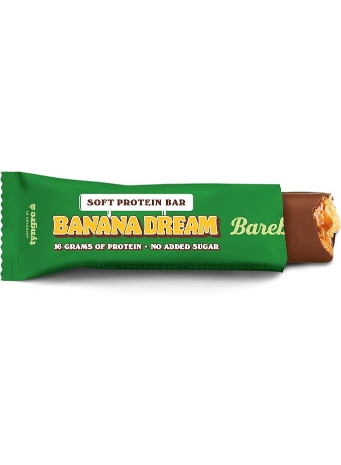 Barebells Protein Bar 55g / Banana Dream – 16g Protein Per Bar, High Protein Snack, No Added Sugar, Soft & Crispy Layers, Delicious Banana Flavor, Post-Workout & On-the-Go Nutrition - Image 2