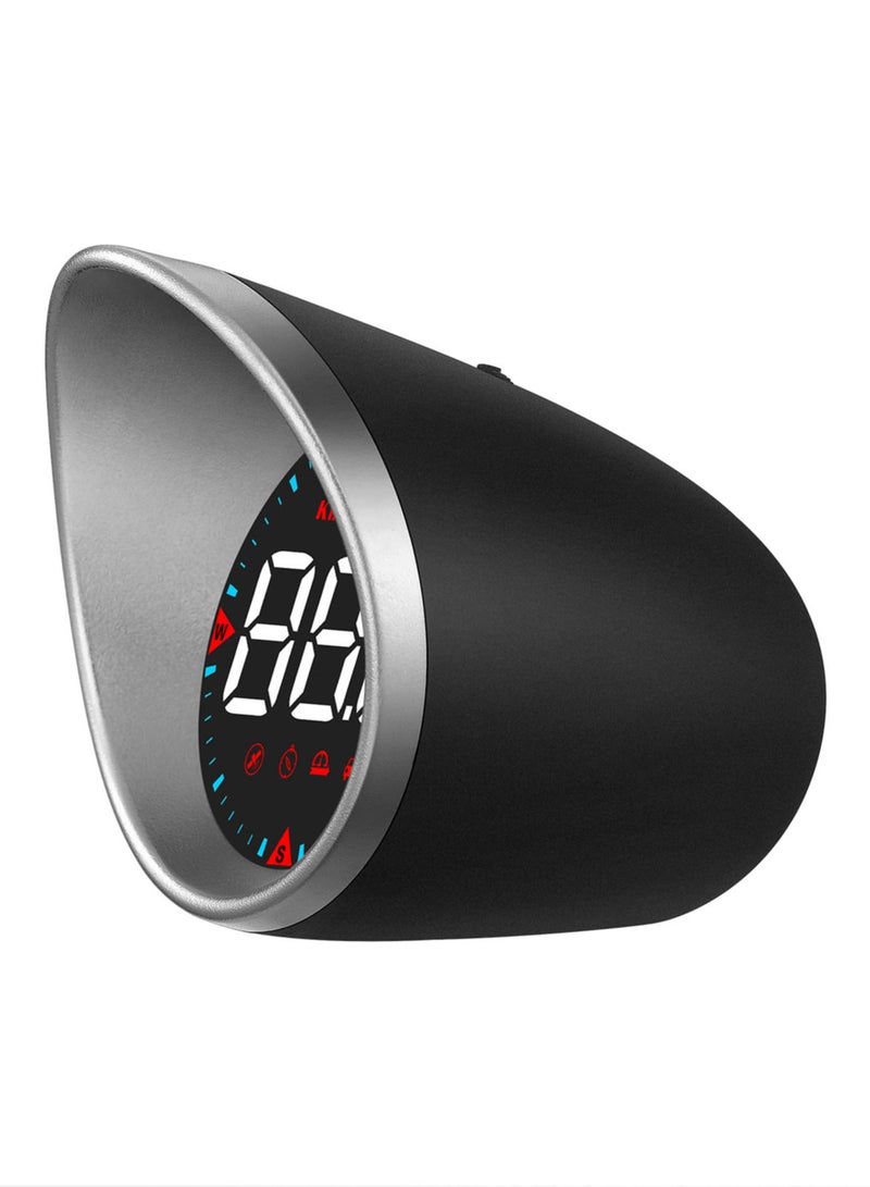 Generic Car HUD Car Head-up Display Digital Speedometer Display Driving Mileage, Compass Angle, Overspeed Alarm and Fatigue Driving Alarm  - Image 3