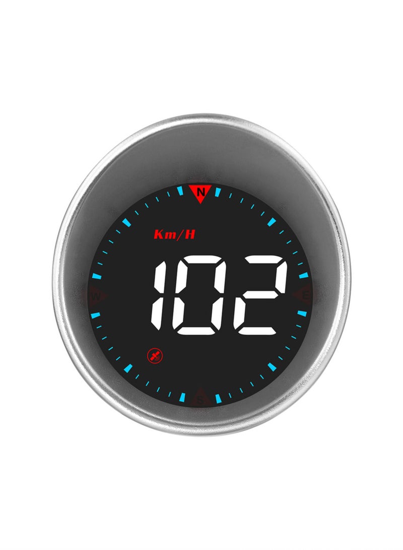 Generic Car HUD Car Head-up Display Digital Speedometer Display Driving Mileage, Compass Angle, Overspeed Alarm and Fatigue Driving Alarm  - Image 2