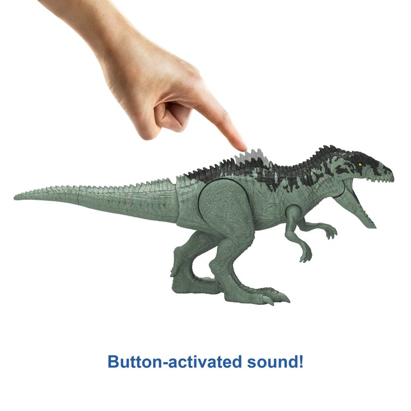 Jurassic World Toys 12-in Dinosaur Figure, Strike & Chomp Action, Sounds, Movable Joints, Great Gift for Ages 4 Years Old & Up, HBK22 - Image 2
