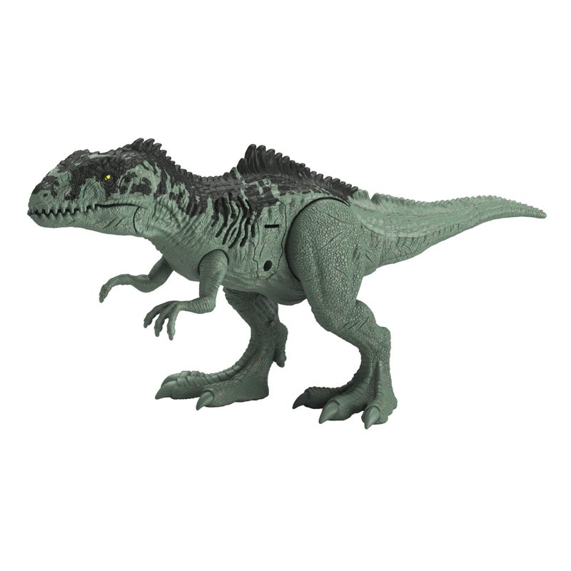 Jurassic World Toys 12-in Dinosaur Figure, Strike & Chomp Action, Sounds, Movable Joints, Great Gift for Ages 4 Years Old & Up, HBK22 - Image 1