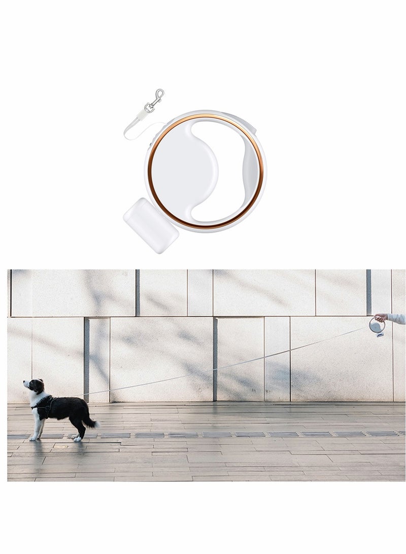 Luckam Retractable Dog Lead Extendable 3M/10FT, Extendable Dog Lead 360¬∞Tangle-Free Smooth&Durable Nylon Tape with Anti-Slip Handle, One-Handed Brake for Small Medium Dogs and Cats - Image 1