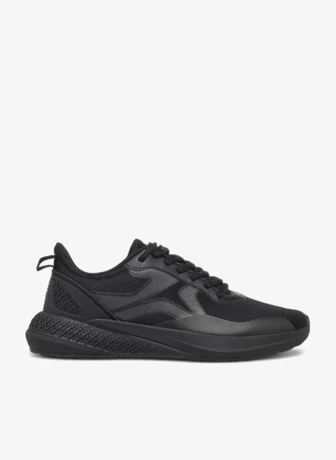 Dash BLACK Panelled School Sports Shoes With Lace-Up Closure for Women | Best Price UAE