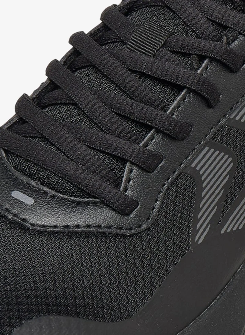 Dash BLACK Panelled School Sports Shoes With Lace-Up Closure for Women | Best Price UAE