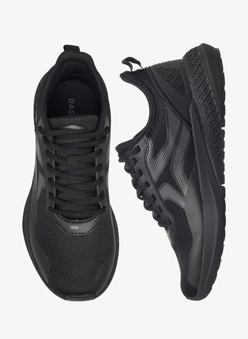 داش حذاء رياضي نسائي بأربطة وتصميم متعدد الألواح