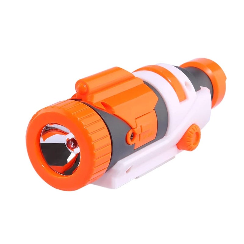 AngelReally Plastic Tactical Flashlight for Nerf Modify Toy Nerf Gun Modulus Regulator Toy Gun Modified Part Tactical Flashlight Blue Light - Image 3