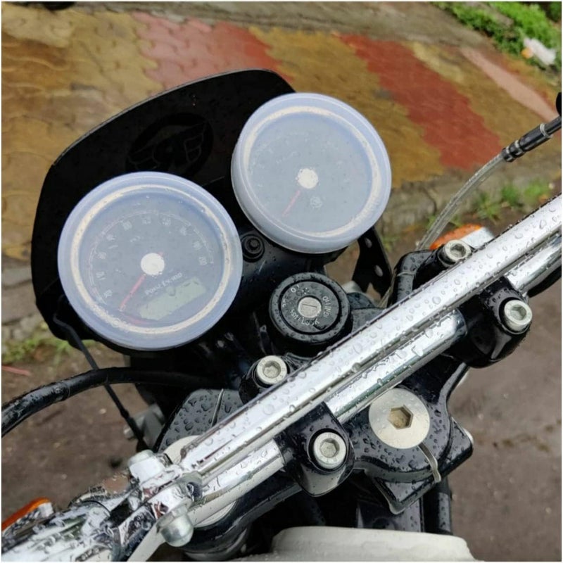 NitroRider Speedo Meter, AMP Meter and Tank Cap + Gear Shift Rubber+ Nut Cover for All Classic, Standard and Electra Models (Interceptor Cap) - Image 1