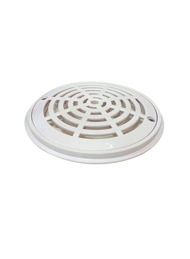 POOL MART 205mm Round ABS Swimming Pool Waterpark Durable Main Drain Cover Safety Grate - Image 1