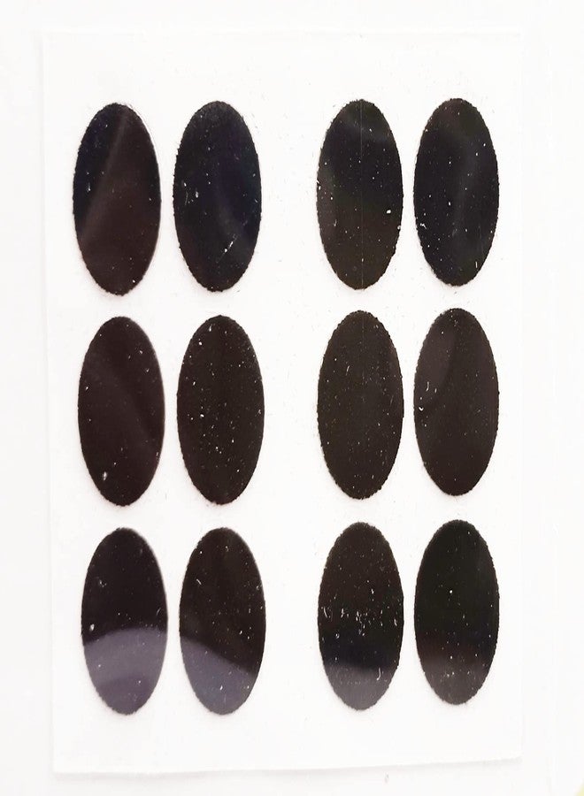 Eyetex pallavi Round bindi P1 Black (pack of 10 flaps)+ Fancy designer bindis 1 card - Image 1