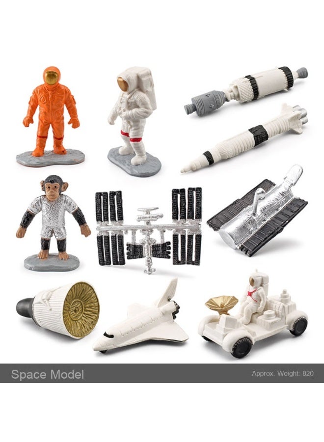 NIBEMINENT Realistic Apollo Astronaut Satellite Rocket Telescope Space Capsule Model