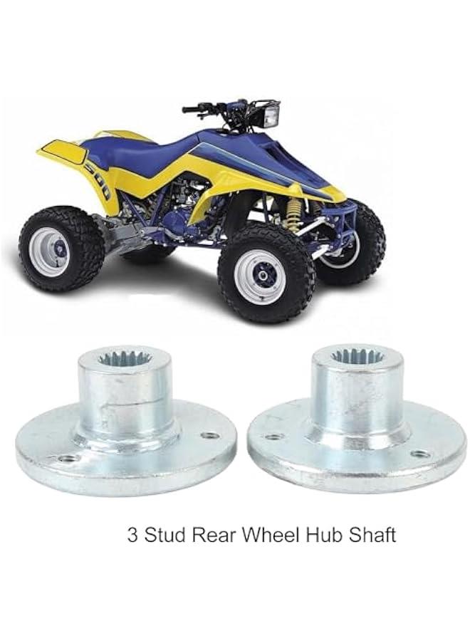 زوج من محور العجلة الخلفية 17T 3 مسامير، محور المحور الحي للكارت، محور العجلة الخلفي المصنوع من سبائك الصلب، عمود المحور الخلفي، عجلة أمامية خلفية مقاس 5 بوصات للدراجات النارية الرباعية، مركبة ATV، كارت - Image 2