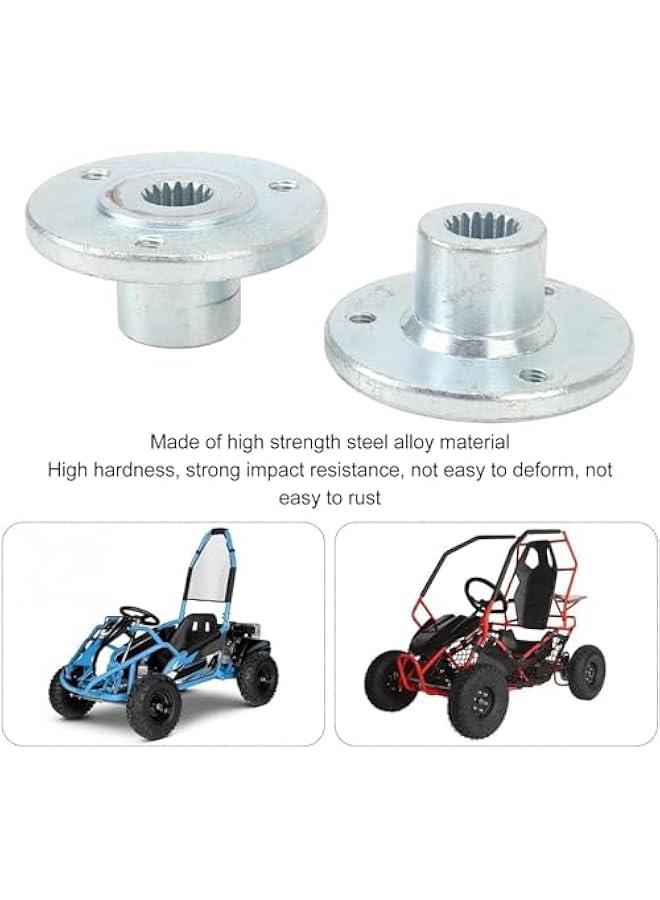 زوج من محور العجلة الخلفية 17T 3 مسامير، محور المحور الحي للكارت، محور العجلة الخلفي المصنوع من سبائك الصلب، عمود المحور الخلفي، عجلة أمامية خلفية مقاس 5 بوصات للدراجات النارية الرباعية، مركبة ATV، كارت - Image 4