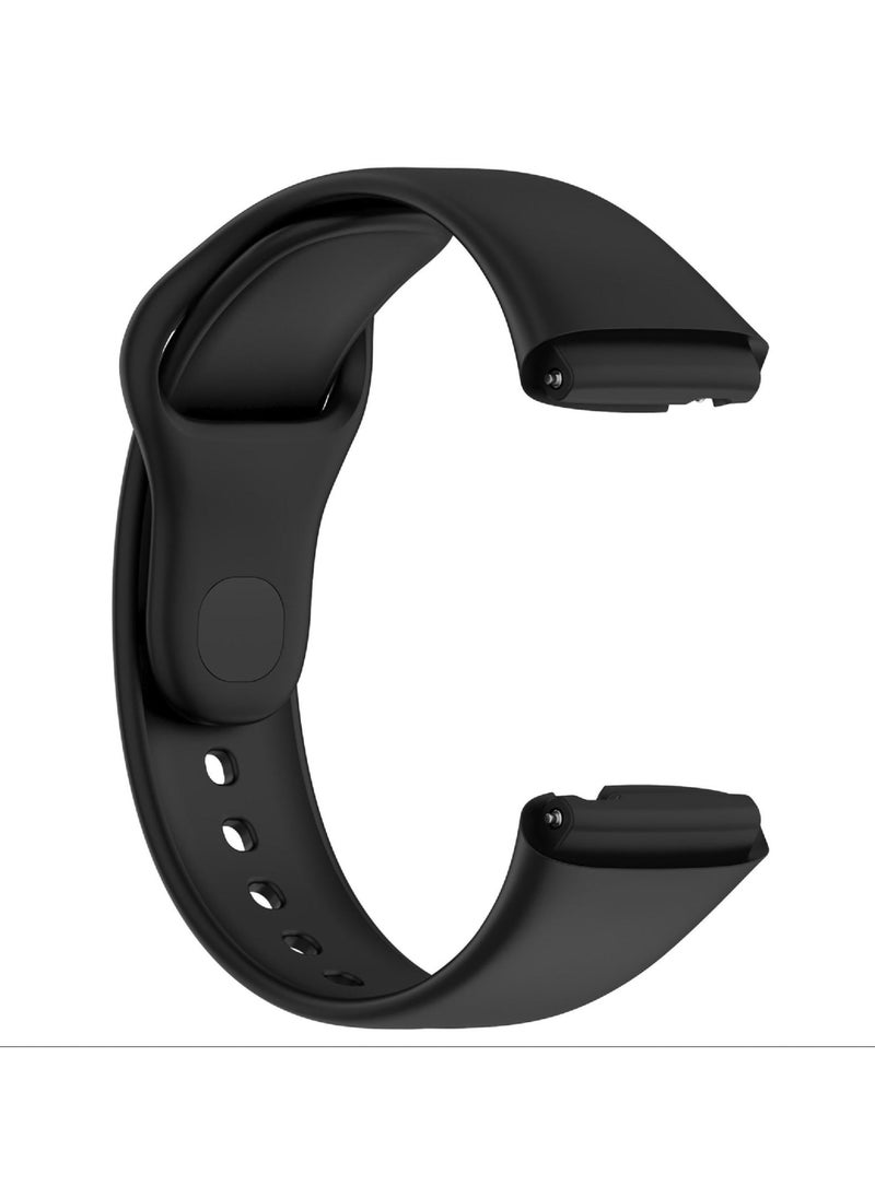 Generic - Straps Compatible with Redmi Watch 3 Active Smartwatch Soft TPU Band for Men, Women,Black - Image 1