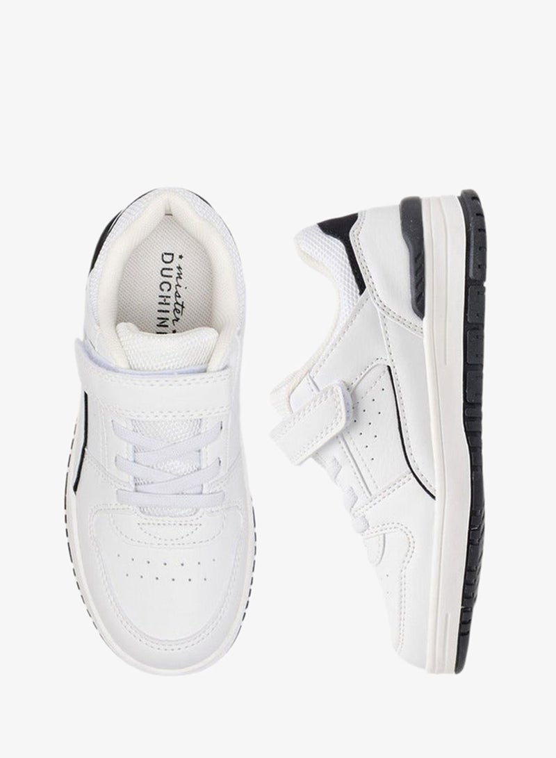 Mister Duchini Boys Panelled Sneakers with Hook and Loop Closure - Image 3
