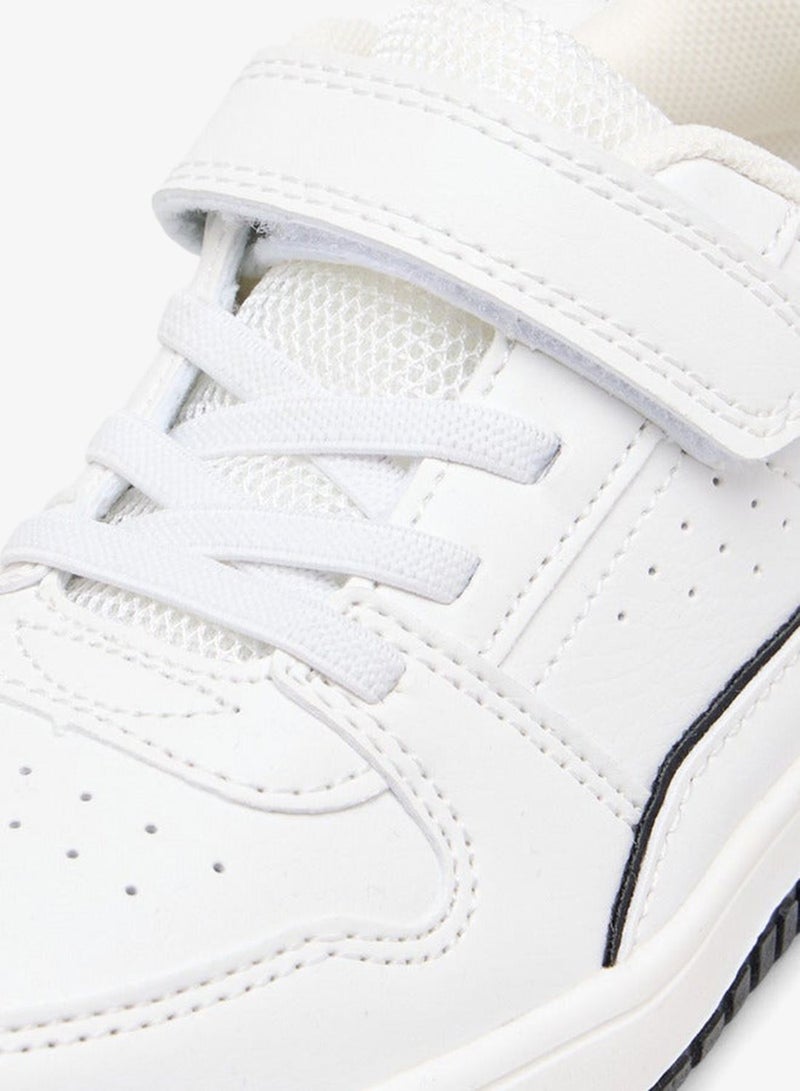 Mister Duchini Boys Panelled Sneakers with Hook and Loop Closure - Image 4