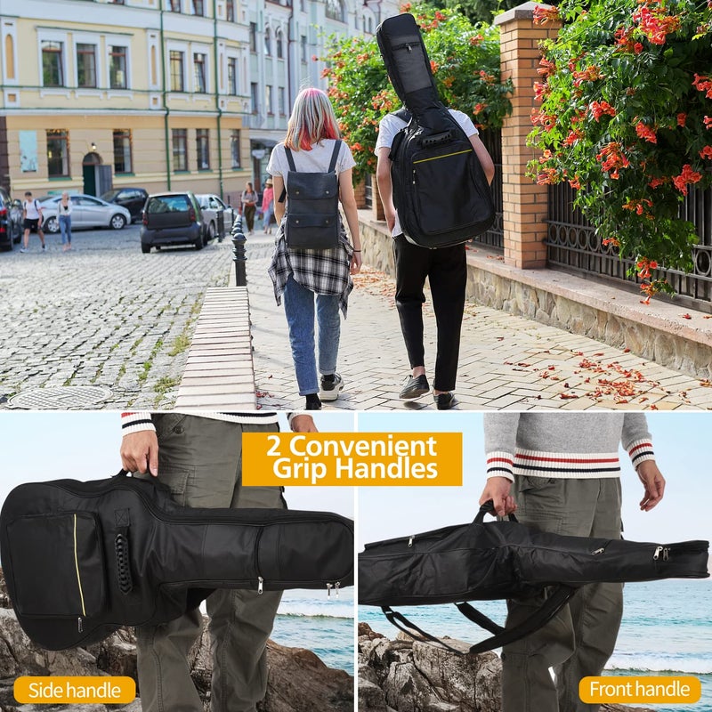 Mdvora 1/2/3 Pack Guitar Bags, 38 40 41 inch Electric Guitar Case, for Acoustic Classical Guitar, Ukulele, Bass Guitar - Image 4