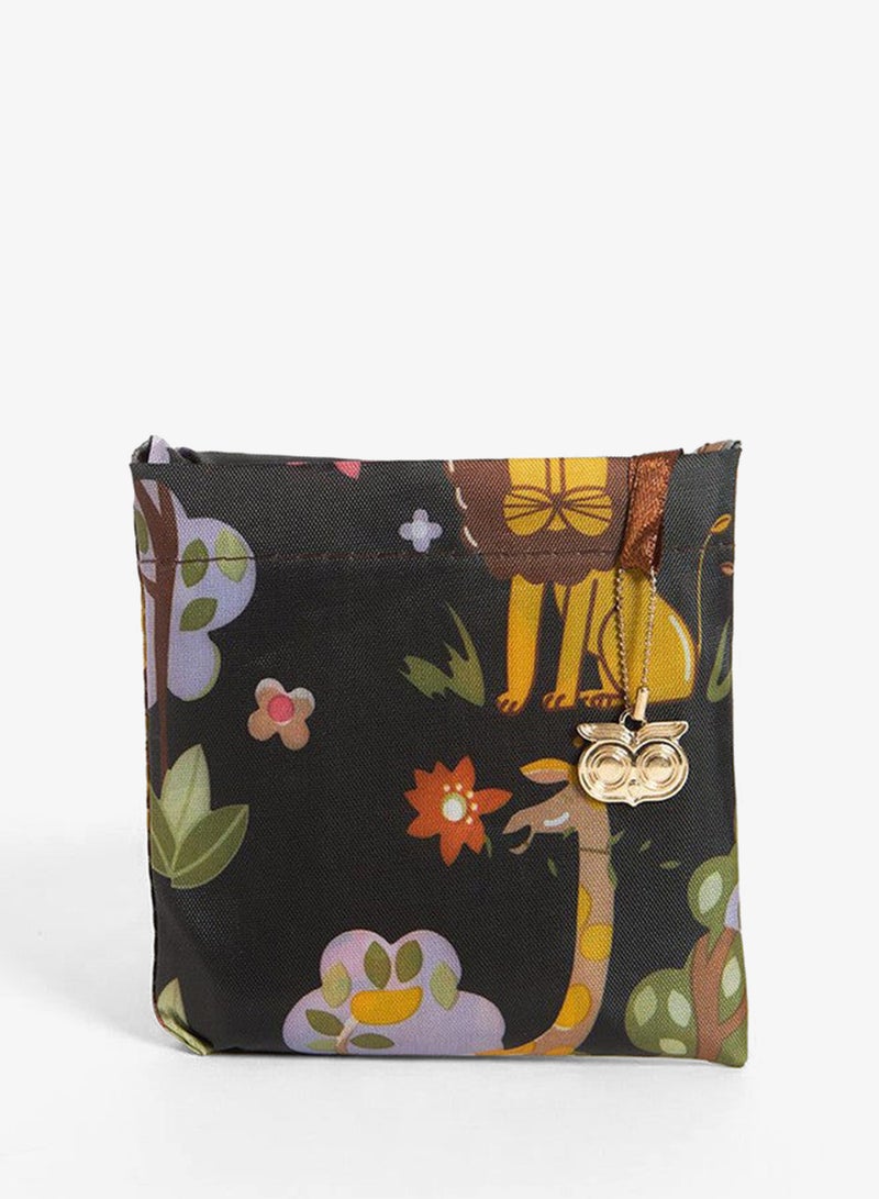 Chumbak Teal By Chumbak | Tropical Tales Shopping Bag - Image 3