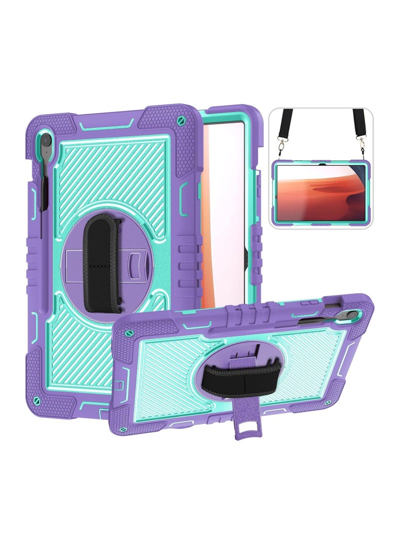 Case for Galaxy Tab S10 FE Plus 13.1-inch 2025 (SM-X620/X620B) - Heavy Duty Shockproof Rugged Case with 【Stand and Adjustable Hand/Shoulder Strap/Pen Holder】 Child Case