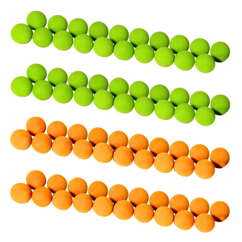 GoSports Foam Fire Replacement Balls Pack of 80 40 Green 40 Orange - Image 2