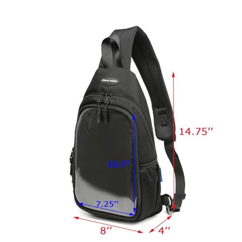 CHERRY SAUCE Kawaii Oxford Ita Bag Pin Display Chest Pack Shoulder Bag Sport Backpack Hiking Daypack - Image 3