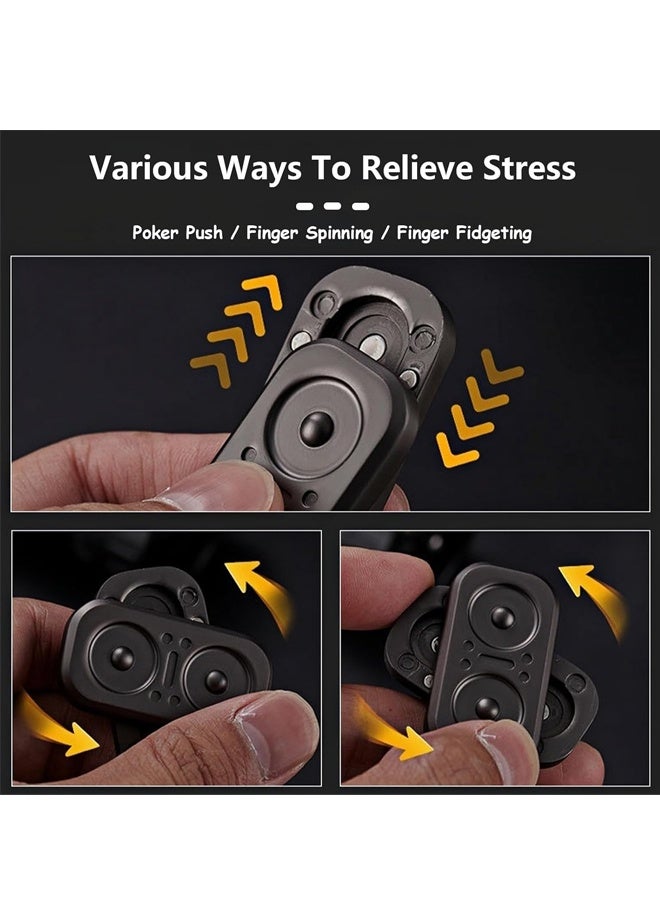 Owl Metal Poker Fidget Slider, Stress Relief Clicker, EDC Hand Toy - Image 3