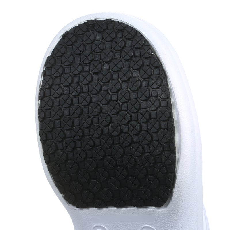 EVA Shoes: Size 37 White Lightweight EVA Material For All-day Comfort - Waterproof Design Keeps Feet Dry Anti-slip Sole For Home Work Use - Image 4