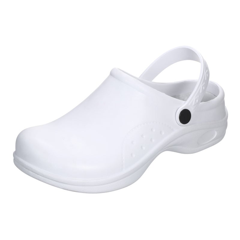 EVA Shoes: Size 37 White Lightweight EVA Material For All-day Comfort - Waterproof Design Keeps Feet Dry Anti-slip Sole For Home Work Use - Image 2