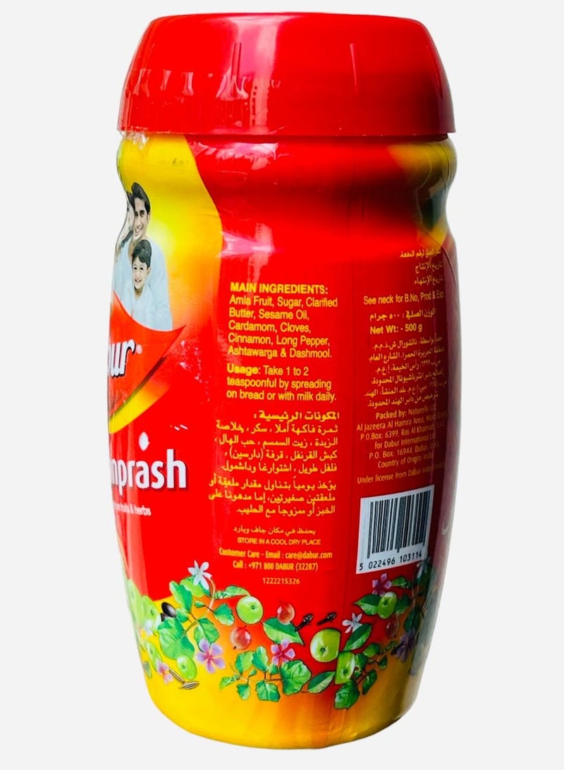 Dabur Natural Herbal Chyawanprash 500gm  - Image 3