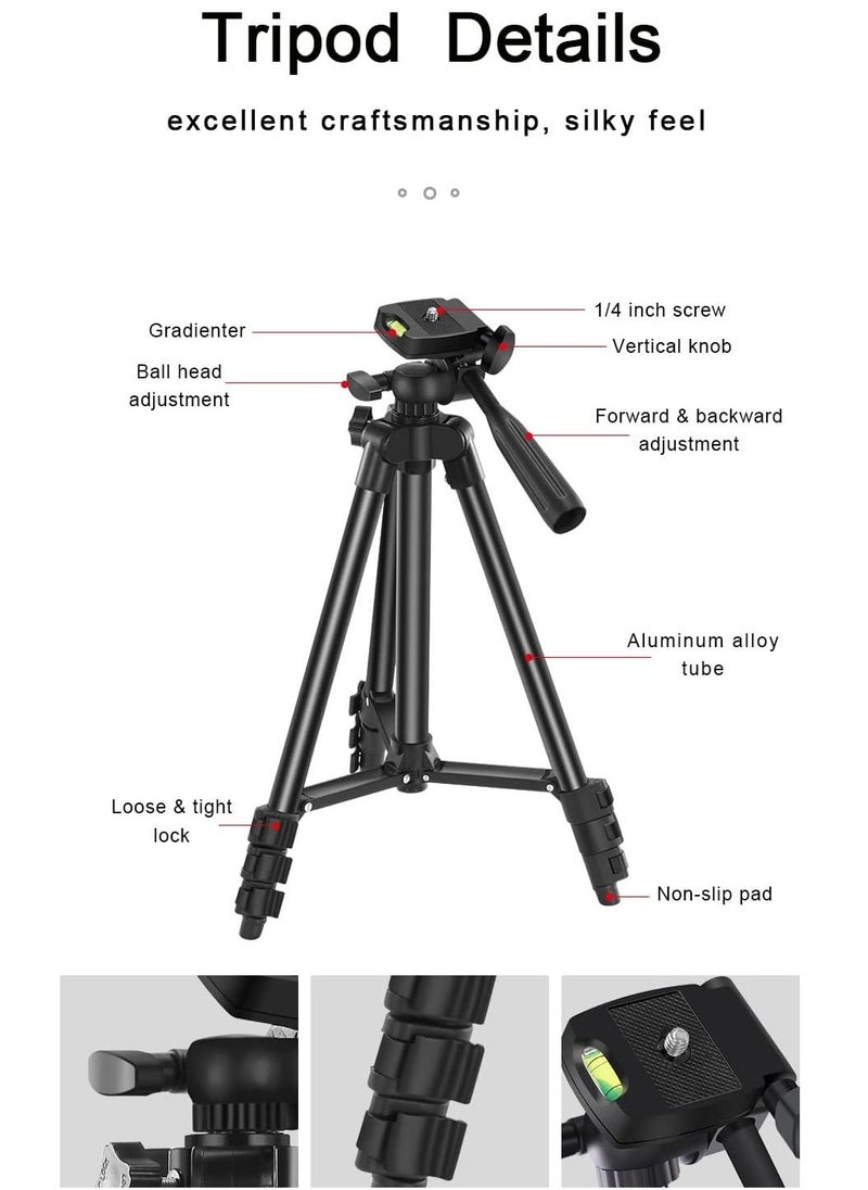 ELTRAZONE Vlogging YouTube Starter Kit - Complete Bundle for Content Creators, Includes Microphone, Tripod, LED Ring Light, Camera Accessories - Perfect for Beginners, High-Quality Video & Audio for YouTube Vlogs  - Image 2