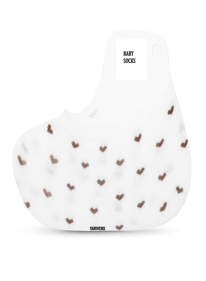 Yanwenx Unisex Kids Loafer Socks - Anti-Slip No-Show Ankle Socks for Boys & Girls | Lightweight Summer Wear 0-6 Months| Pack of 4,Print_A - Image 3