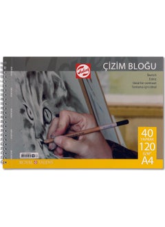 Talens 120Gr A4 40Yp. Spiral Drawing Block 