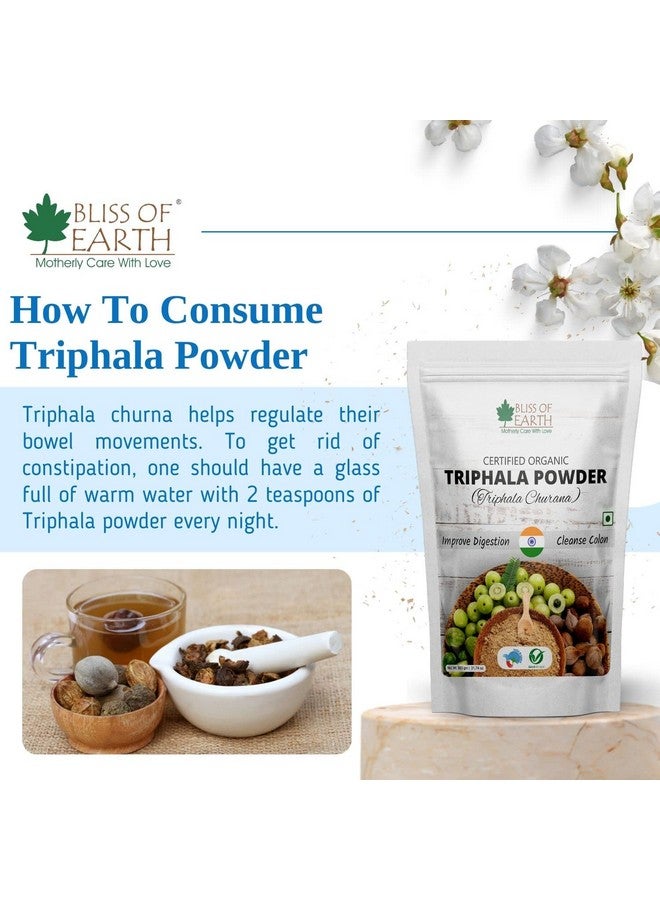 Bliss of Earth Organic Triphala Powder Churan 100% Pure Ayurvedic Herbal Blend Helps for Detox & Digestion Boost Immunity 2x 400gm - Image 5