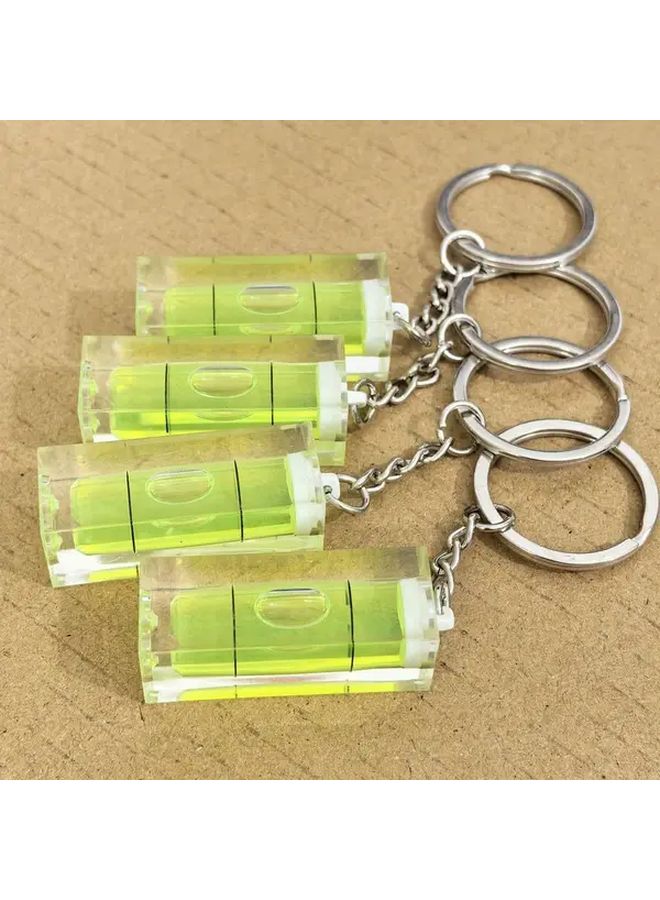 3pcs Compact Acrylic Tool Levels With Keychain Bubble Spirit Level For DIY - Image 5