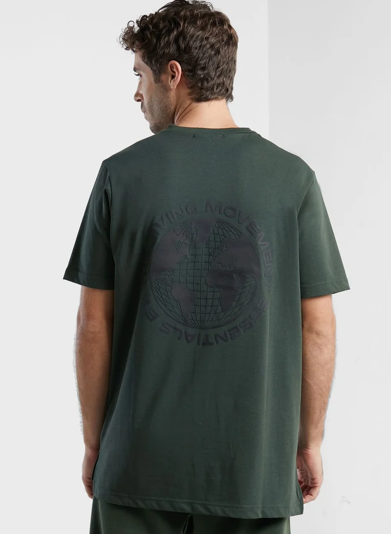 The Giving Movement Regular Fit Printed T-Shirt