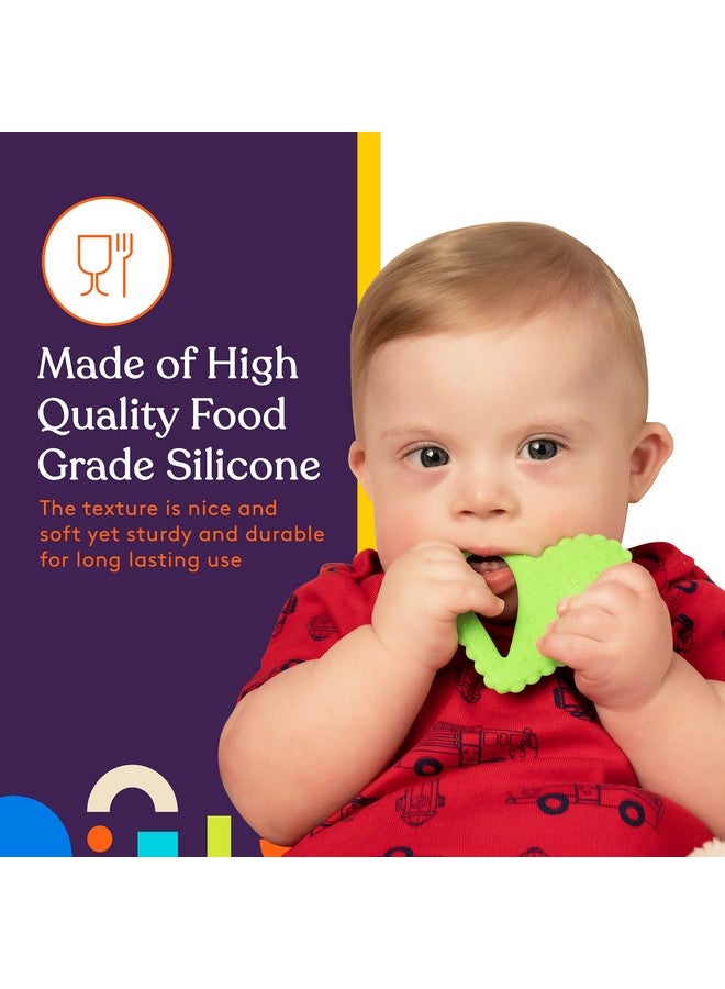 Special Supplies Teether Heart Spoon Oral Motor Therapy Tools Textured Stimulation And Sensory Input Treatment For Babies And Toddlers Bpa Free Silicone Dual Use Spoon Plus Teether - Image 5