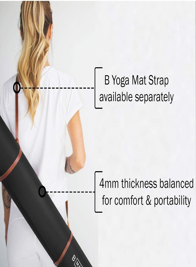 B YOGA Everyday 4mm B Mat, 100% Rubber High Performance Super Grip Non Slip OEKOTex Certified - for Yoga, Pilates, Workout and Floor Exercises, 71" or 85" - Image 3