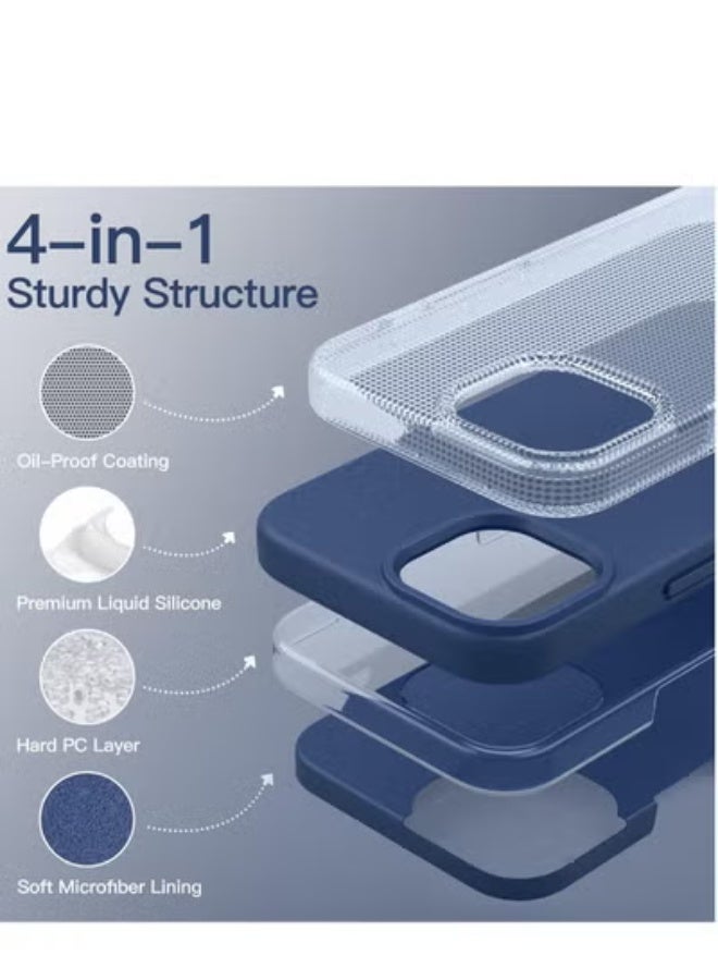 GULFLINK Back Cover Phone Protect Case for iPhone 14 Blue - Image 2