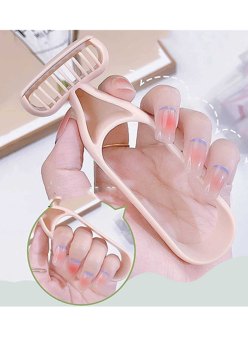 SOLARAE سكين إزالة الشعر، سكين إزالة الشعر الجديدة للنساء 2023، سكين إزالة شعر الإبط الصديق للبشرة غير الحساس، ماكينة حلاقة يدوية للنساء (مجموعة من 3) - Image 2